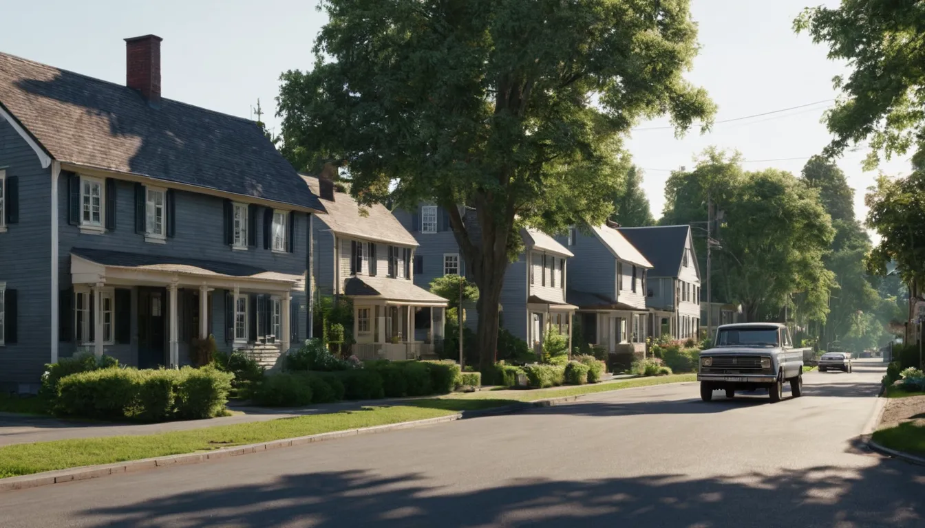 A residential street in the Stonecrest area with older and newer homes